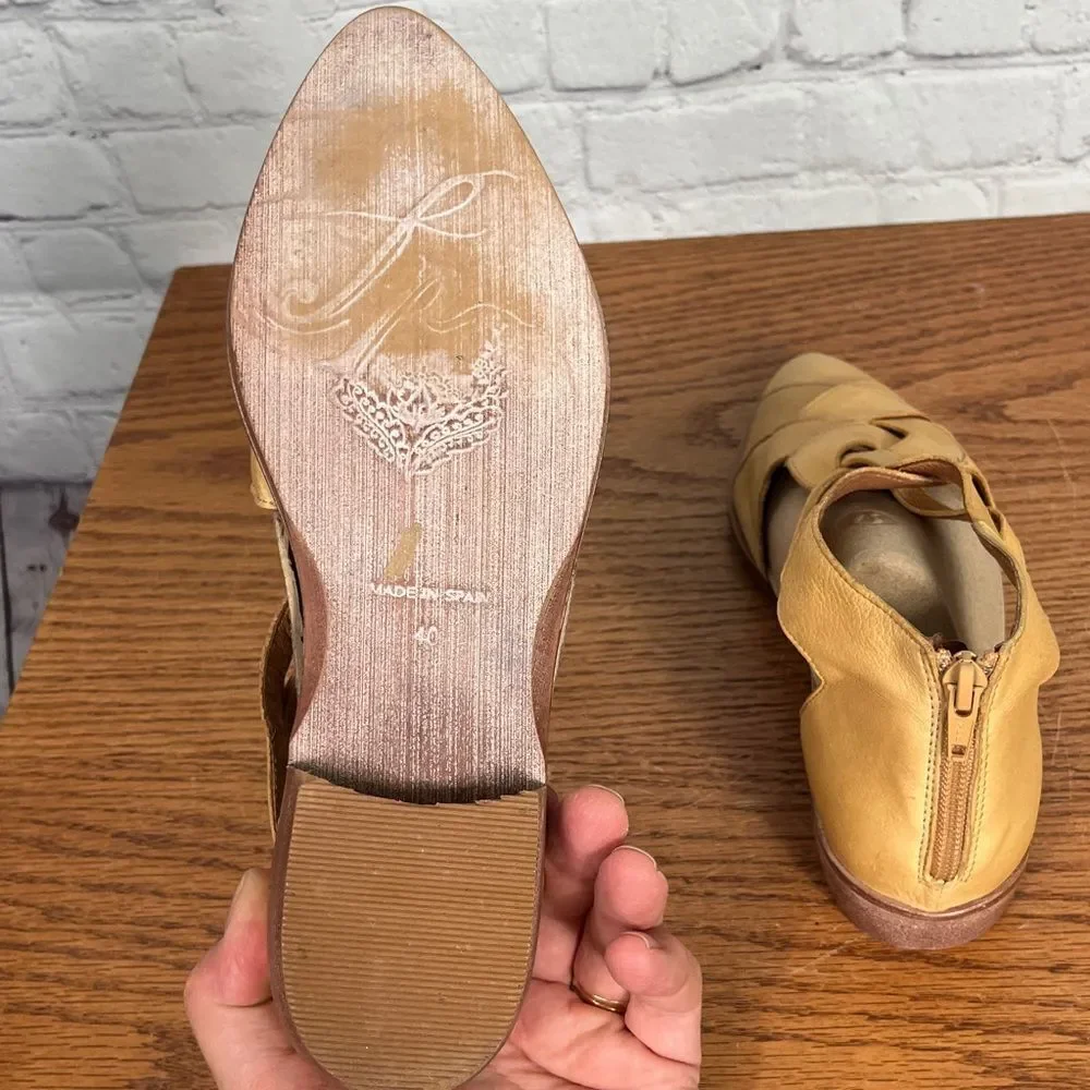 Free People Wanderlust Braided Flats / 40eu or 9.5 US